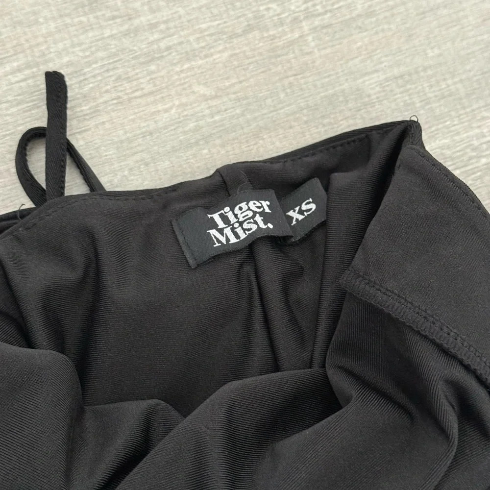 Tiger Mist Black Ruched Mini Dress - Picture 6 of 6